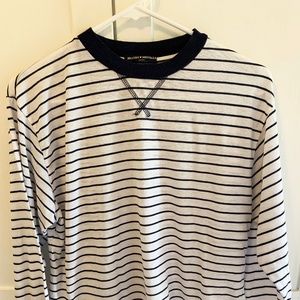 Blue & White Stripped Long Sleeve